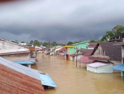 Kondisi Banjir Akibat Luapan Sungai Menyuke