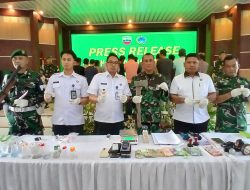 Unit Intel Kodim 0208/Asahan Gerebek Barak Narkoba di Desa Sijawi-Jawi, 19 Orang Diamankan