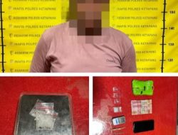 Pria Paruh Baya Simpan Sabu, Langsung Diamankan Polsek Matan Hilir Selatan