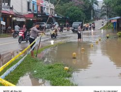 Peduli Keselamatan, Polres Landak Pasang Police Line