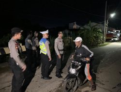 Polisi Patroli DiTitik Rawan Kriminalitas, Warga Apresiasi Patroli Malam
