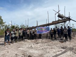 Polres Ketapang Bersama LPHD dan KPH Bubarkan Lokasi Pertambangan Ilegal di Tanah Desa Sungai Pelang, Matan Hilir Selatan