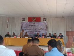 Kecamatan Manis Mata. Ketapang Menggelar Musrembang Des