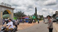 Pengamanan Ibadah Jumat Oleh Personel Polsek Mempawah Hulu