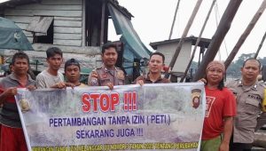 Tindak Lanjuti Patroli Sungai, Polres Sekadau Tertibkan PETI di Sungai Ayak