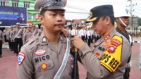 Kapolres Sanggau Pimpin Apel Gelar Pasukan Operasi Keselamatan Kapuas 2025