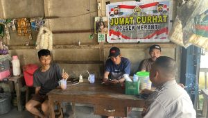 Polsek Meranti Gelar “Jumat Curhat”, Warga Keluhkan Jalan Rusak