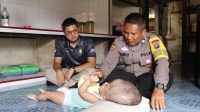 Polisi RW Jenguk Riski Sabil