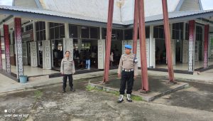 Ciptakan Keamanan, Polsek Menjalin Pam Gereja Setiap Hari Minggu