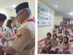 Kasat Binmas Polresta Pontianak AKP Suharto Resmi Buka Kegiatan Latihan Dasar dan Perkemahan Saka Bhayangkara Cabang Kota Pontianak