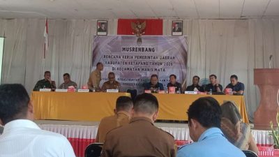 Kecamatan Manis Mata Menggelar Musrinbangdes