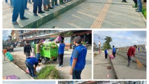 Clean The City Bersama DLH Sintang Wujudkan Lingkungan Bersih di HPSN 2025