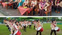 Meriah! Hari Pandu Dunia ke-168 di Sintang Dimeriahkan Drum Band dan Pemotongan Tumpeng