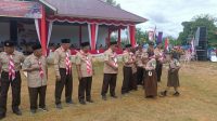 Aksi Nyata Pramuka di Binjai Hulu: Kepedulian dan Kebersihan di Hari Pandu Dunia