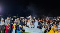 Sambut Bulan Suci Ramadhan, Polsek Nanga Tayap Lakukan Pengamanan Dan Pengawalan Pawai Obor