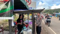 Polsek Badau Amankan Pasar Juadah, Jaga Ketertiban di Bulan Ramadhan