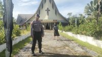 Polsek Air Besar Gelar Patroli dan Pengamanan Ibadah Minggu