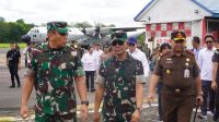 Pangdam XII/Tpr Sambut dan Dampingi Kunjungan Kerja Kasum TNI 
