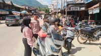 Sehari Jelang Idul Fitri, Polsek Sengah Temila Patroli Cegah Kejahatan