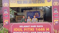Besinergi Polsek Simpang Dua Bersama TNI Laksanakan Pengamanan Pos Pam Ketupat 2025