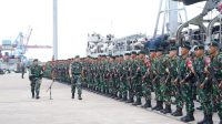 Kasdam XII/Tpr Pimpin Upacara Pemberangkatan Satgas Yonif 644/Wls Latihan Pratugas di Batujajar