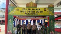 Arus Balik Lebaran Di Pos Yan Rest Area Ngabang Lancar, Sinergi Apik TNI-Polri & Petugas Gabungan