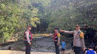 Tingkatkan Keamanan Wisata, Polres Sanggau Gelar Patroli dan Himbauan di Pancur Aji