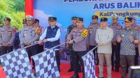 Polri Lepas Flag Off One Way Nasional Arus Balik Lebaran 2025 di KM 414 Sampai KM 70 Hari Ini