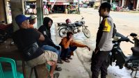 Pastikan Keamanan di pasar karangan, Polsek Mempawah Hulu Gelar Patroli Pasar