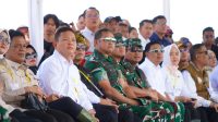 Kasad Hadiri Panen Raya oleh Presiden, Bentuk Komitmen Dukung Swasembada Pangan