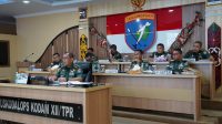 Pangdam XII/Tpr Terima Paparan Renlakgiat Dari Para Dansatgas TMMD Ke-124 Tahun 2025