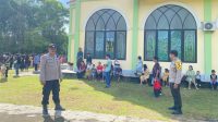 Polsek Toba Laksanakan Pengamanan Ibadah Jumat Agung dalam Rangka Perayaan Paskah 2025 di Kecamatan Toba