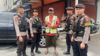 Patroli Enggang Polresta Pontianak Sambangi Petugas Parkir, Antisipasi Curanmor