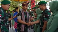 Prajurit Tanjungpura Semangat Sambut Pejabat Baru Kasdam XII/Tpr