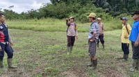 KAPOLSEK MERANTI TURUN LANGSUNG CEK LOKASI TANAMAN JAGUNG HIBRIDA