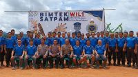 Kapolsek Air Besar Hadiri Pembukaan Bimtek Satpam