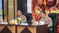 Kapolresta Pontianak Pimpin Anev Bulanan TW I Tahun 2025 di Ballroom Presisi