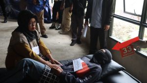 Polres Sambas Rekontruksi 33 Adegan Ibu Hilangkan Nyawa Bayi