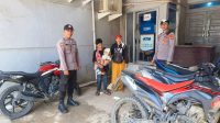 Sampaikan Pesan Kamtibmas Kepada Warga Saat Samapta Polsek Menyuke Laksanakan Patroli Siang