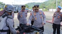 Kapolres Kayong Utara Cek Kesiapan Personel, Peralatan, dan Kendaraan Dalmas Jelang Hari Buruh