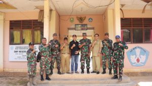 Kasdim 1204/Sanggau Tinjau Langsung Lokasi TMMD ke 124 Di Kecamatan Parindu Kabupaten Sanggau