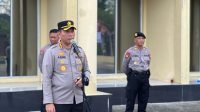 Kapolresta Pontianak Pimpin Latihan Penanggulangan Huru-Hara Jelang Pengamanan Hari Buruh