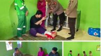 Si Dokes Polresta Pontianak Berikan Layanan Home Visit Kepada Pasien Pasca Operasi Patah Tulang di Pontianak Utara