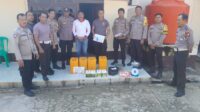 Polri Peduli Ketahanan Pangan, Polsek Mandor Buat Pupuk Mikroba MIGO
