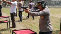 Tingkatkan Kesiapsiagaan Anggota, Polres Sanggau Gelar Latihan Menembak Rutin