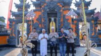 Kapolres Kayong Utara Hadiri dan Amankan Perayaan Hari Raya Kuningan di Pura Amreta Giri Buana