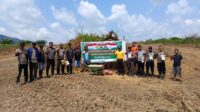 Penanaman Jagung Perdana Di Lahan Perkebunan Jagung Polri Presisi Polres Landak Rajawali Polsek Menjalin