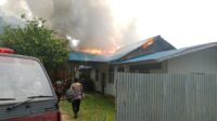 Kebakaran Hebat di Pondok Pesantren Al Hazza’, Satu Bangunan Ludes, Kerugian Capai Rp500 Juta