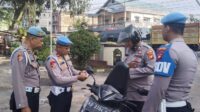 Tegakkan Disiplin Anggota Polri, Propam Polresta Pontianak Lakukan Sidak Di Polsek Pontianak Utara