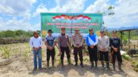 Penanaman Perdana Jagung di Lahan Percontohan Polsek Mandor: Kolaborasi POLRI dan BPP Kecamatan Mandor